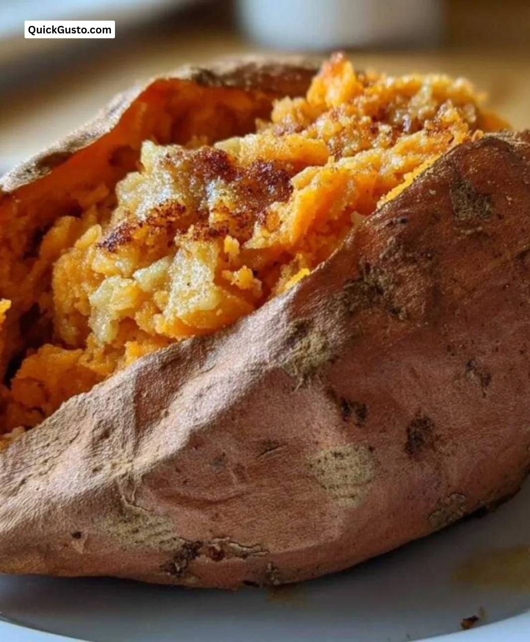Healthy baked sweet potatoes with a calorie count of 350 for nutritious meals