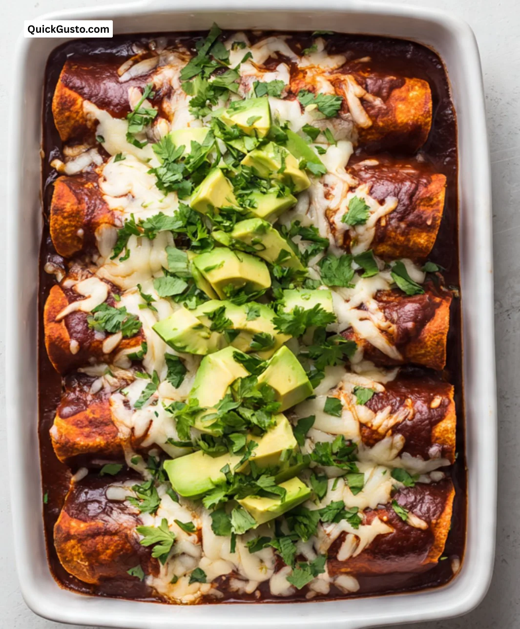 Delicious black bean sweet potato enchiladas served with toppings
