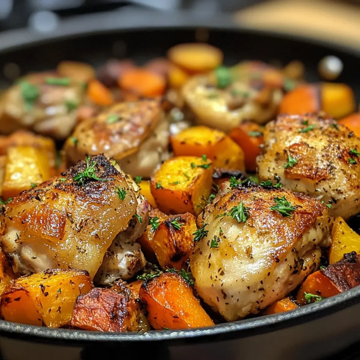 Delicious and juicy chicken dinners ready to serve