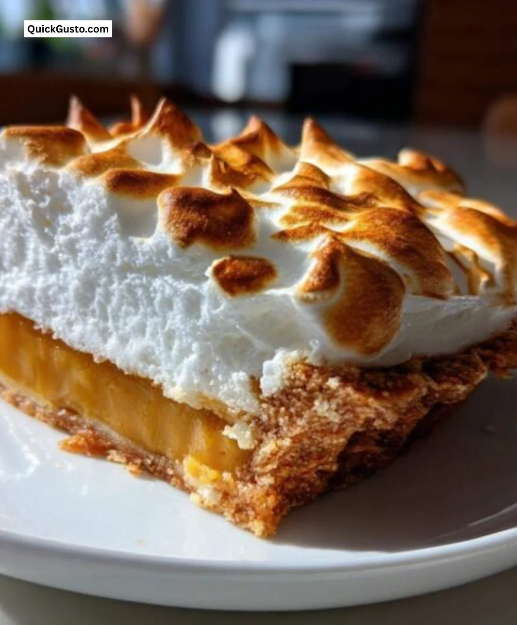 Delicious homemade butterscotch pie with rich caramel flavor