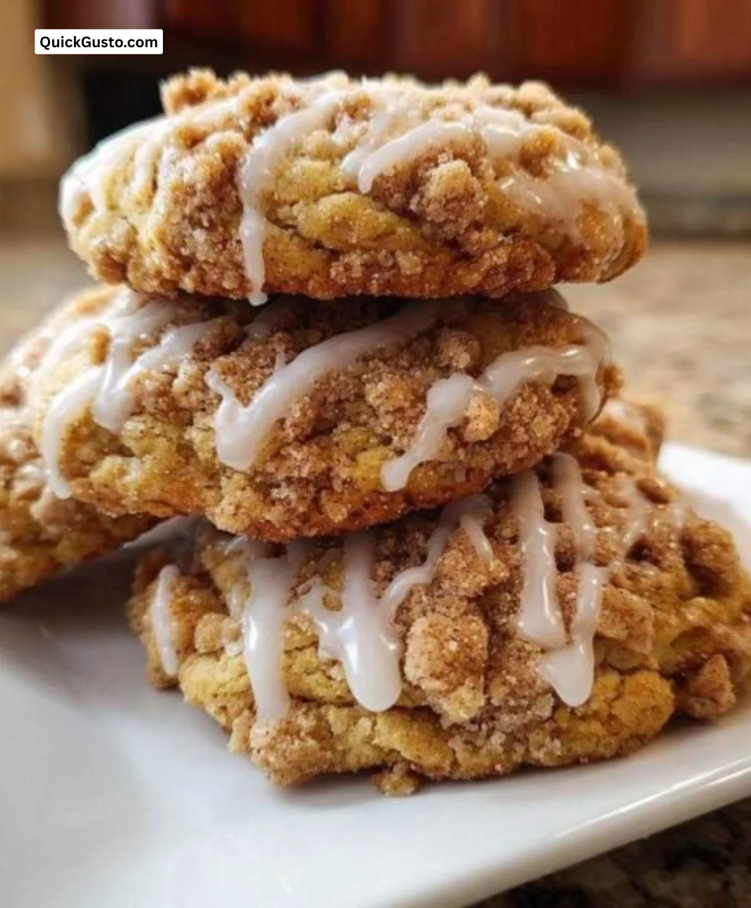 Delicious coffee cake cookies with a crumbly texture and coffee flavor