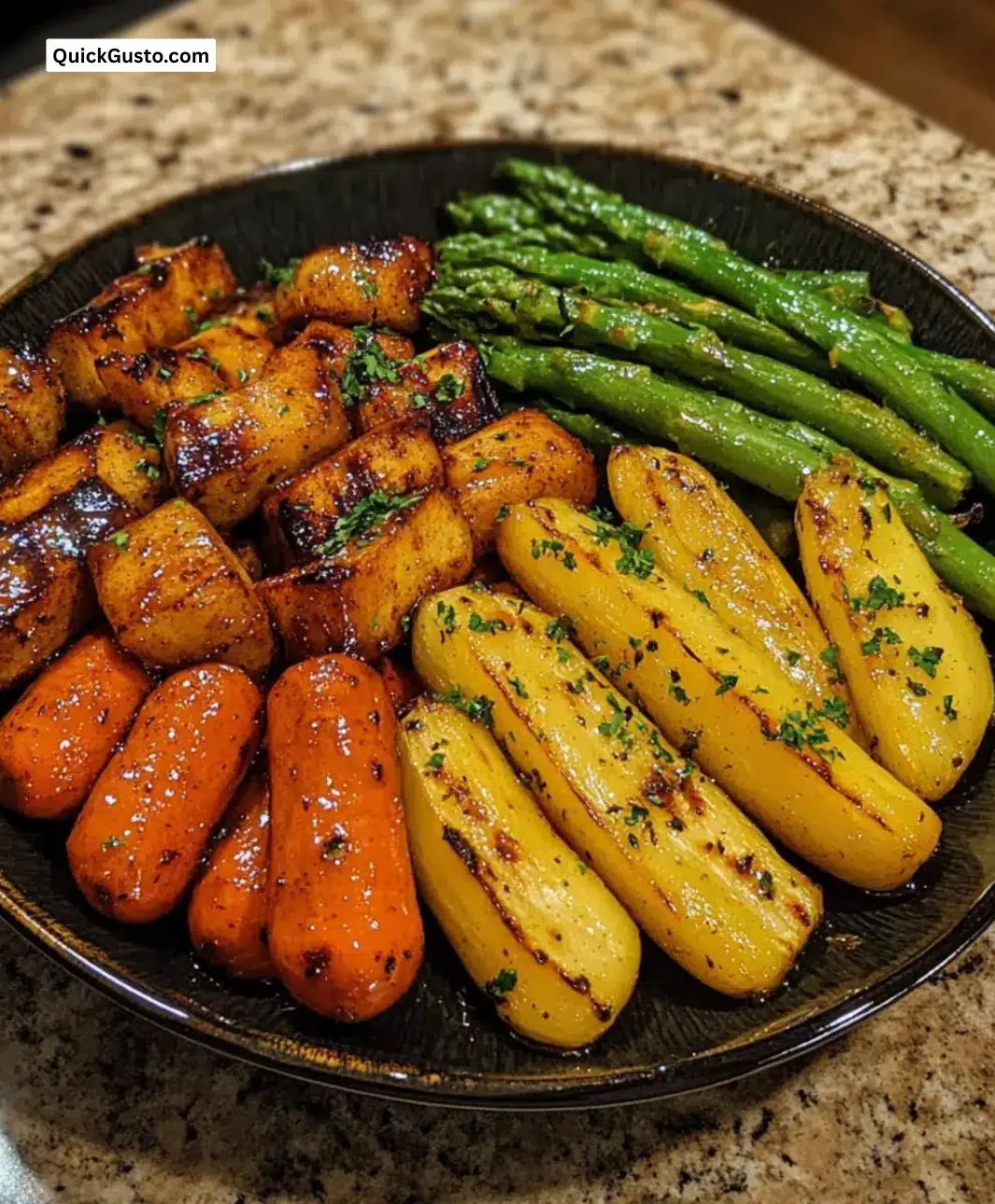 Easy brown sugar glazed spring vegetable medley for Easter celebration