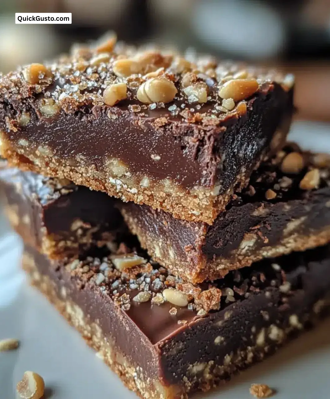 Delicious Tahini Chocolate Date Squares, a healthy dessert option