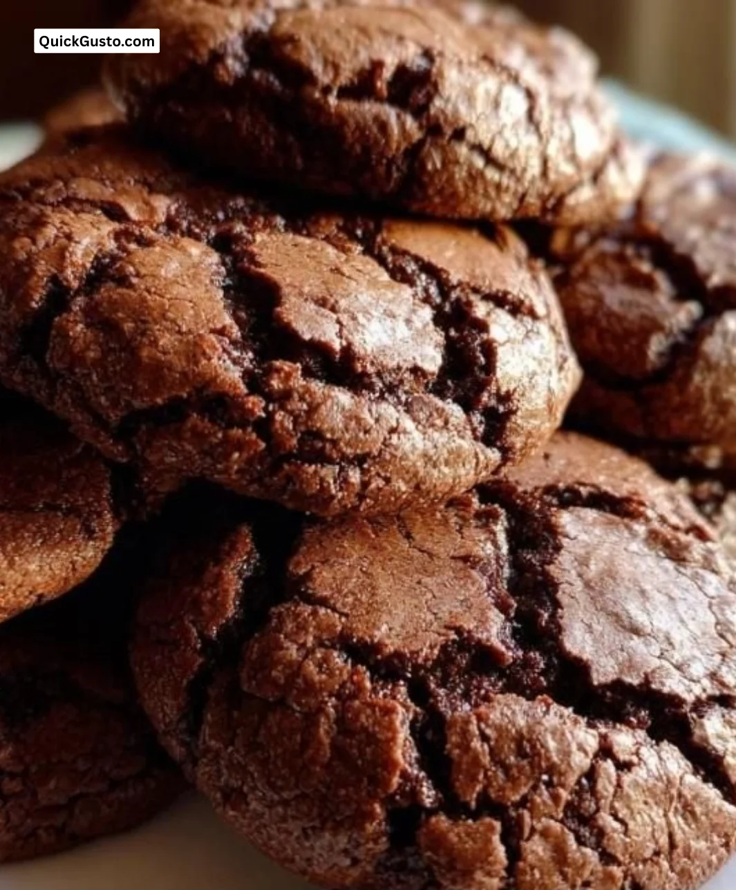Delicious freshly baked 3-ingredient Nutella cookies on a cooling rack