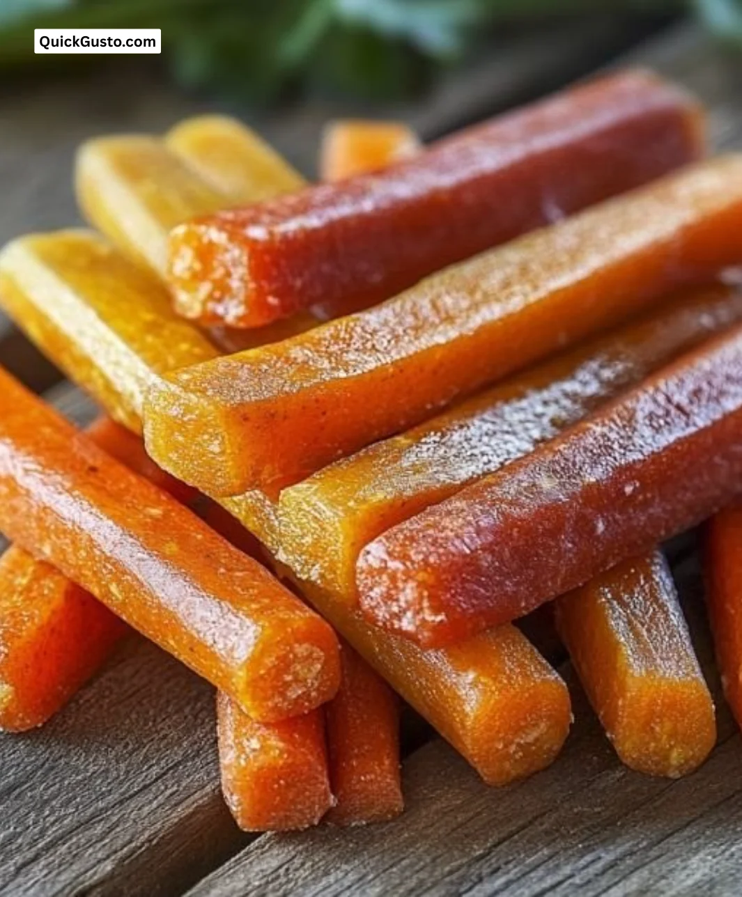 Chewy Apple Carrot Dog Treats for healthy canine snacks