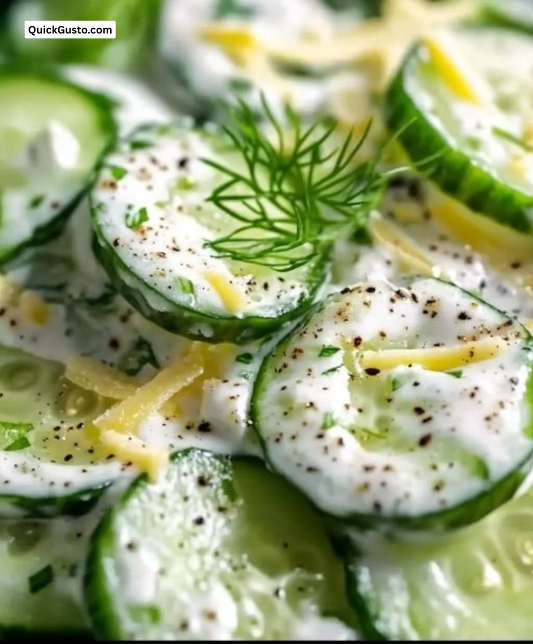 Delicious Keto Cucumber Salad with fresh ingredients and low-carb nutrition