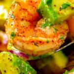 Mango Avocado Shrimp Salad with vibrant ingredients for a healthy dish