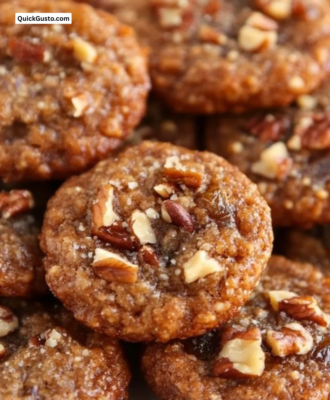 Delicious sugar-free date cookies arranged on a plate