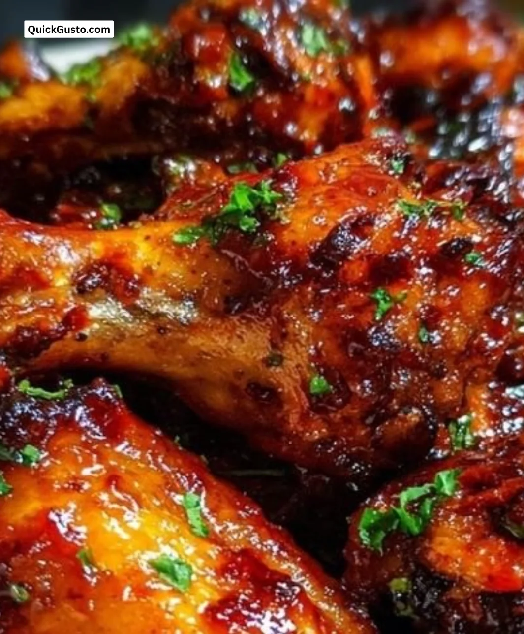Sweet Chili Glazed Chicken Wings served on a platter with dipping sauce