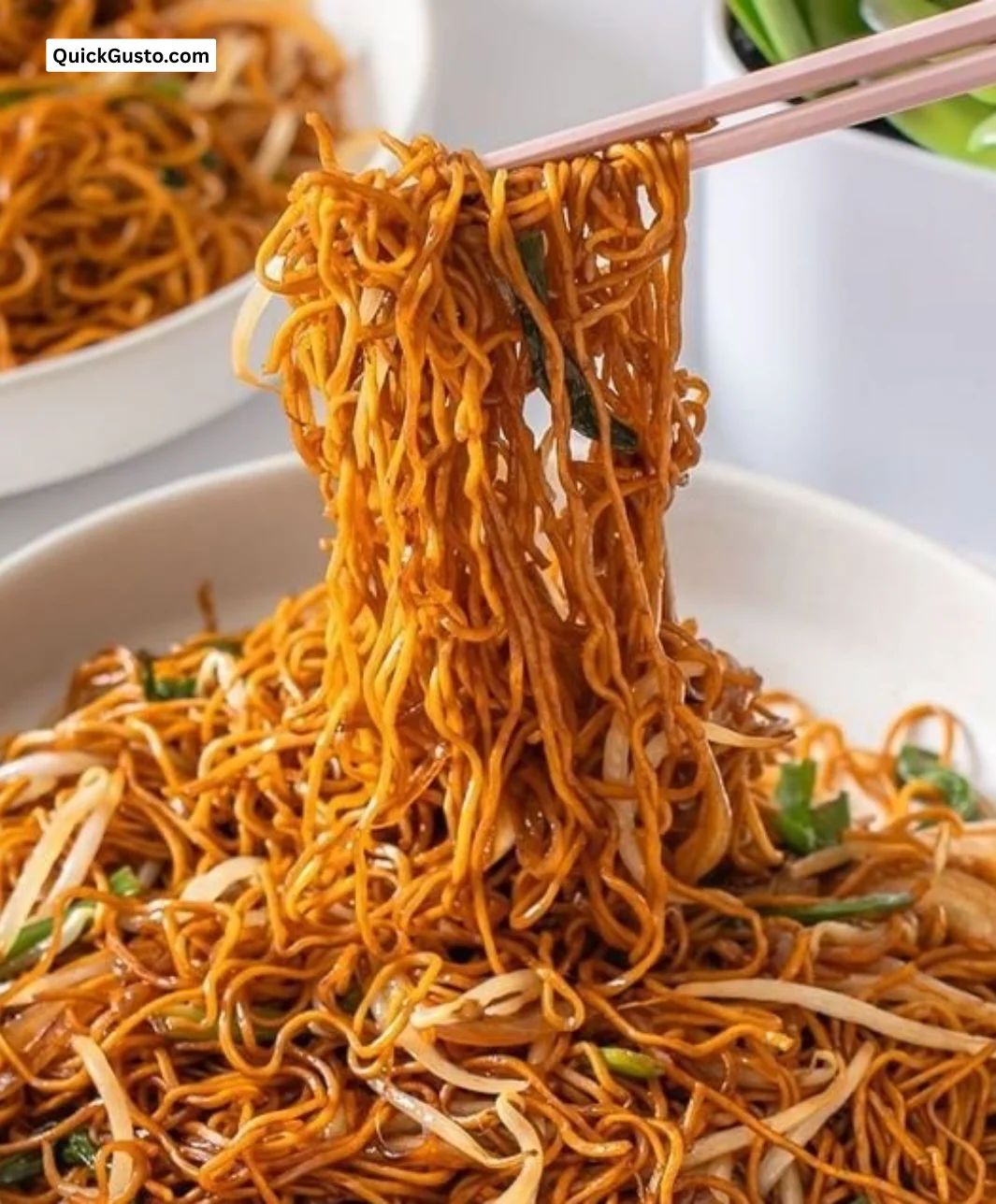 Delicious Classic Chinese Chow Mein with colorful vegetables and tender noodles