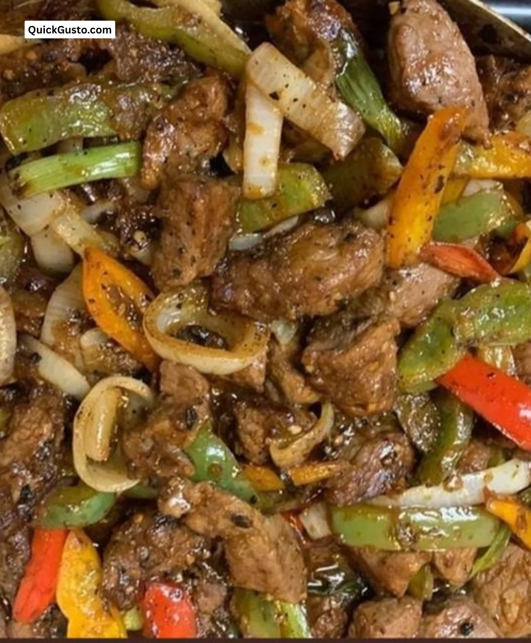 Deliciously cooked Crockpot Steak served with vegetables