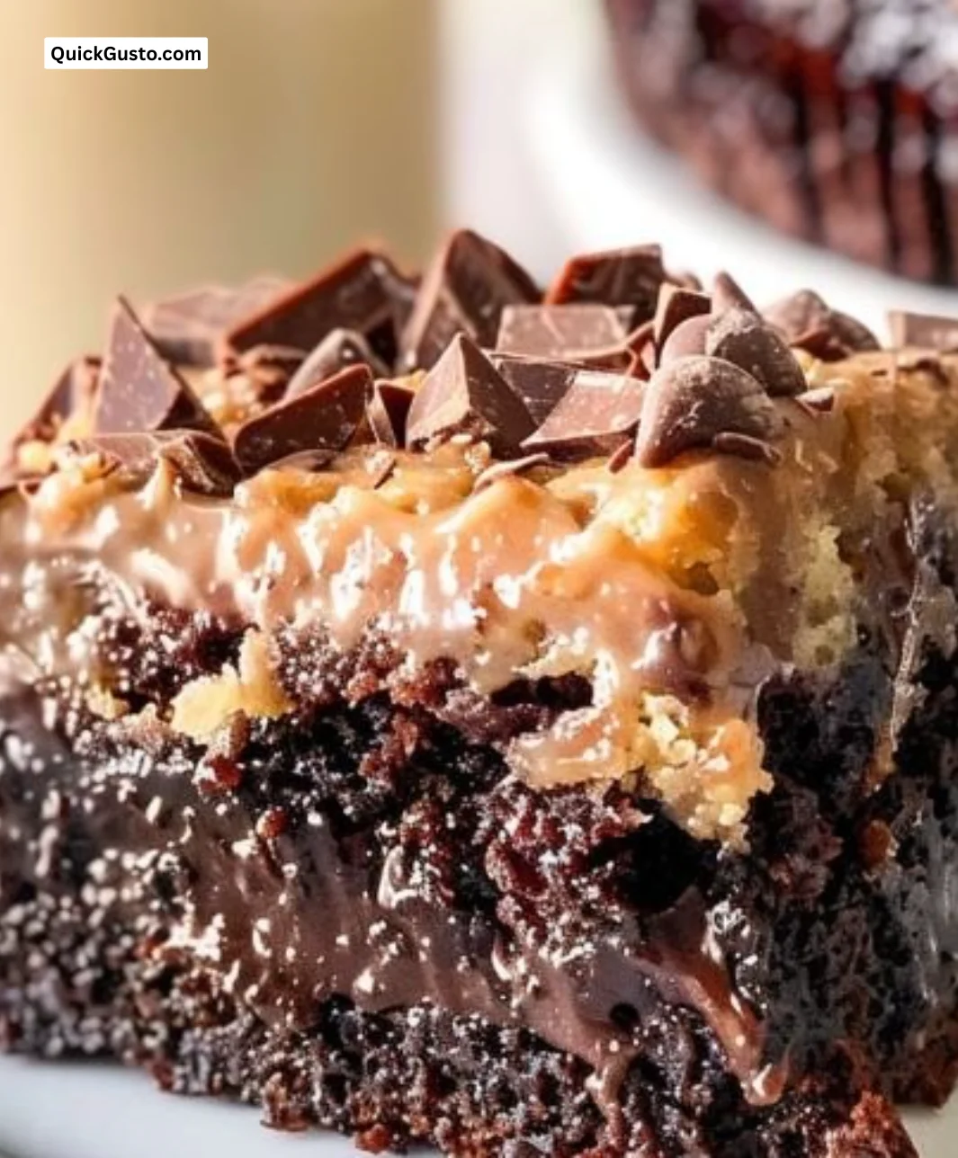 A beautifully decorated easy cake topped with fresh berries and cream.