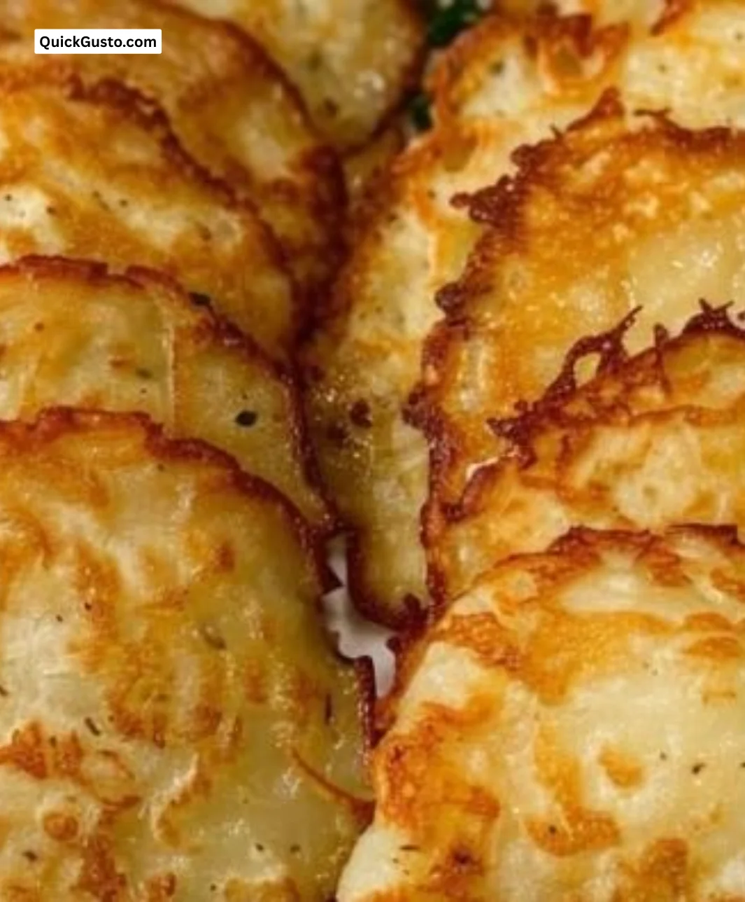 Delicious homemade German potato pancakes served hot