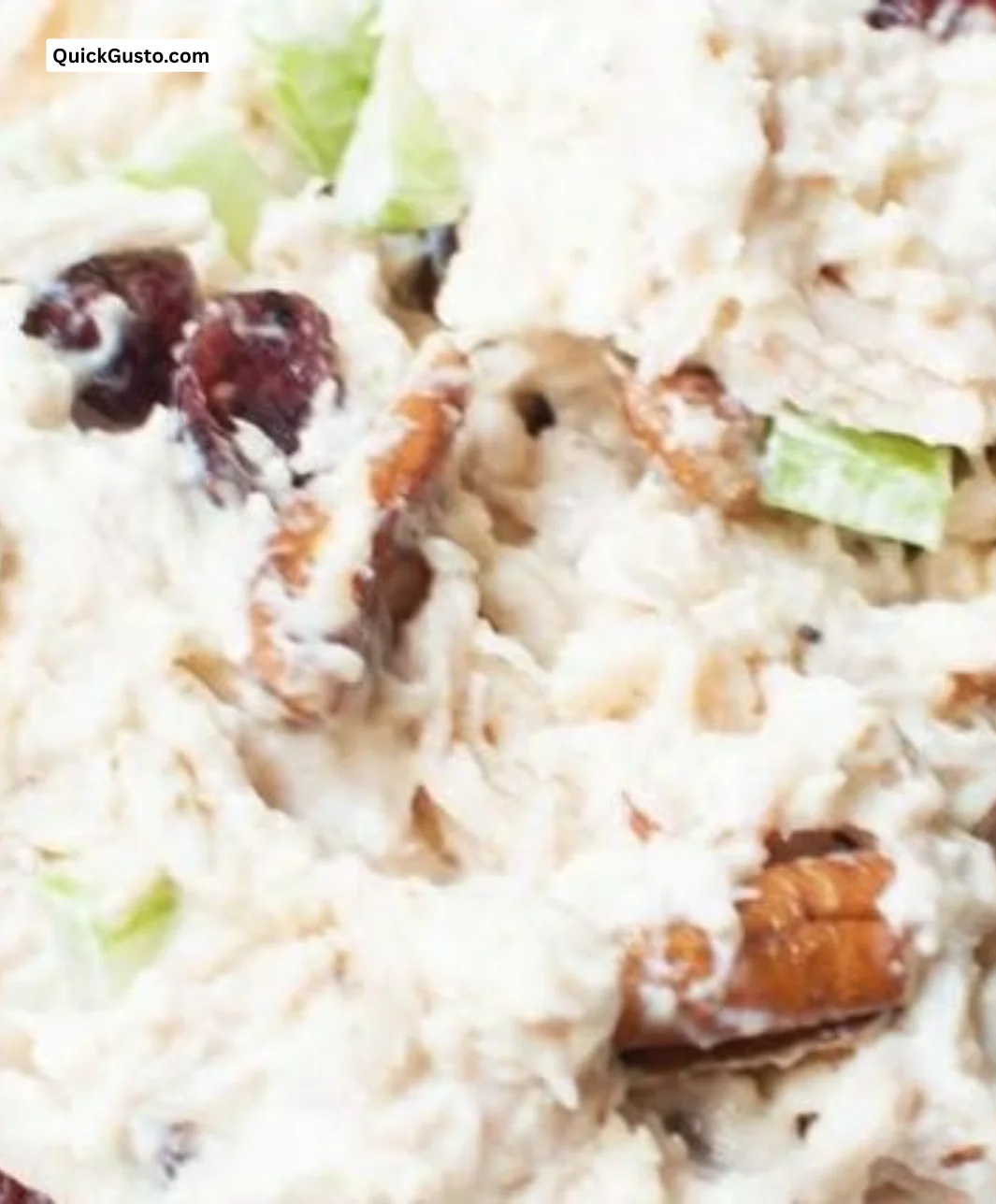 Delicious McAlister's Chicken Salad served in a bowl with fresh ingredients