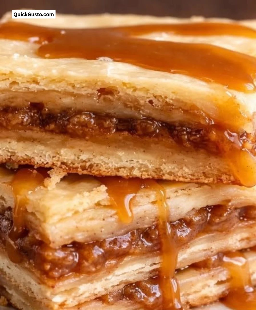 Salted caramel brown sugar pop tart cookie bars fresh out of the oven