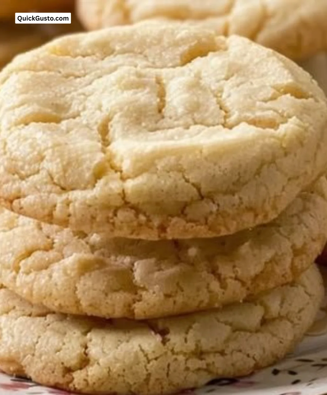Delicious homemade Southern tea cakes on a rustic wooden table