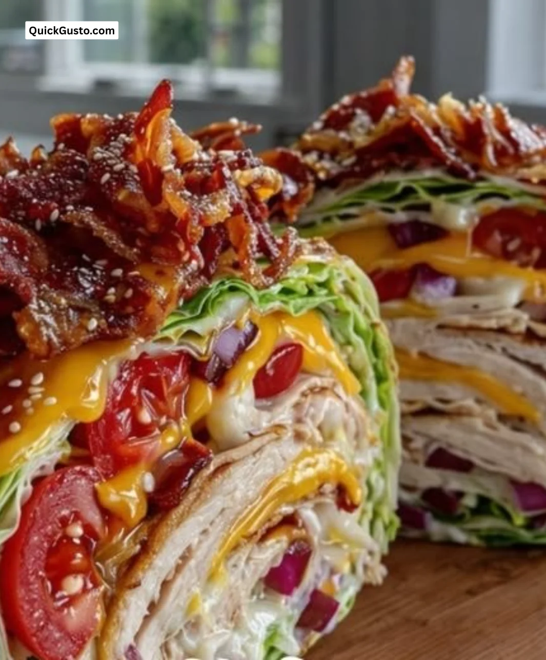 Delicious Turkey Club Lettuce Wraps filled with fresh ingredients and vibrant colors
