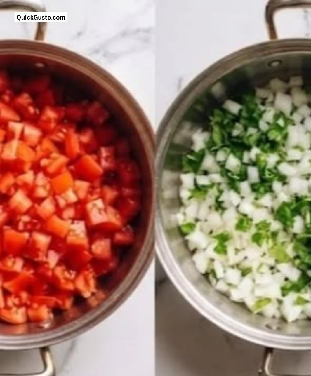 Freshly made authentic Pico de Gallo salsa with diced tomatoes, onions, and cilantro