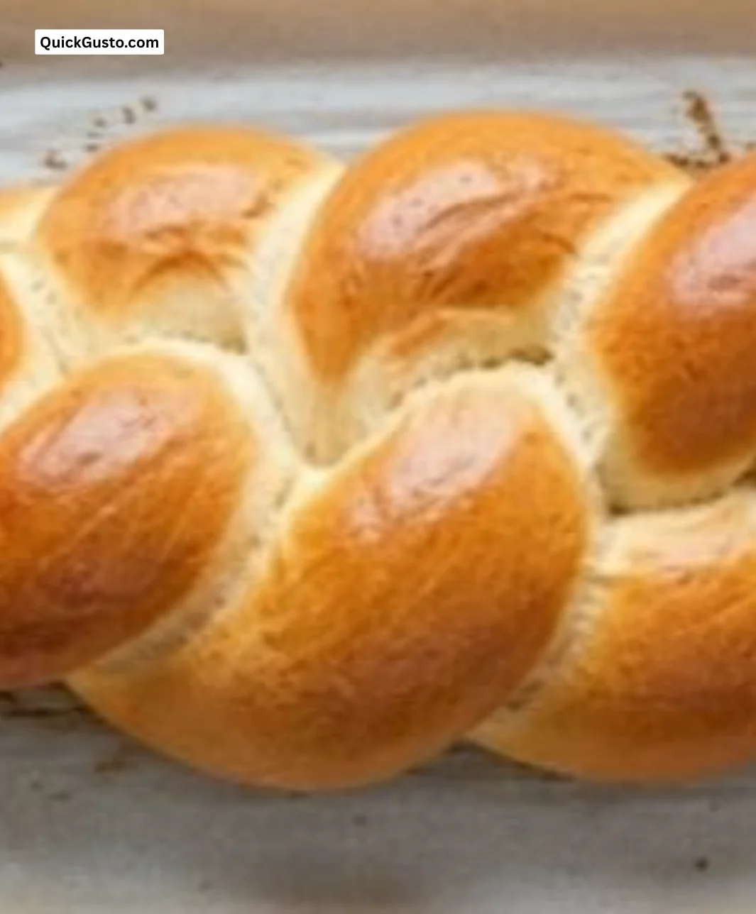 Freshly baked homemade bread braided for comfort and warmth.