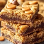 Delicious butterscotch toffee cookie bars with a rich, chewy texture