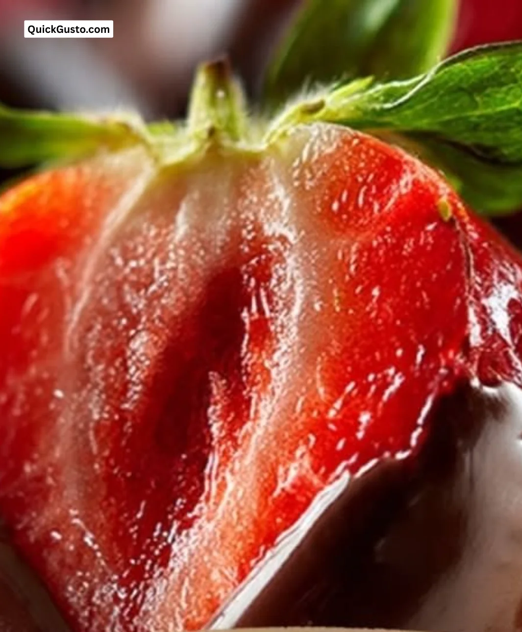 Delicious chocolate-covered strawberries on a platter ready to serve.