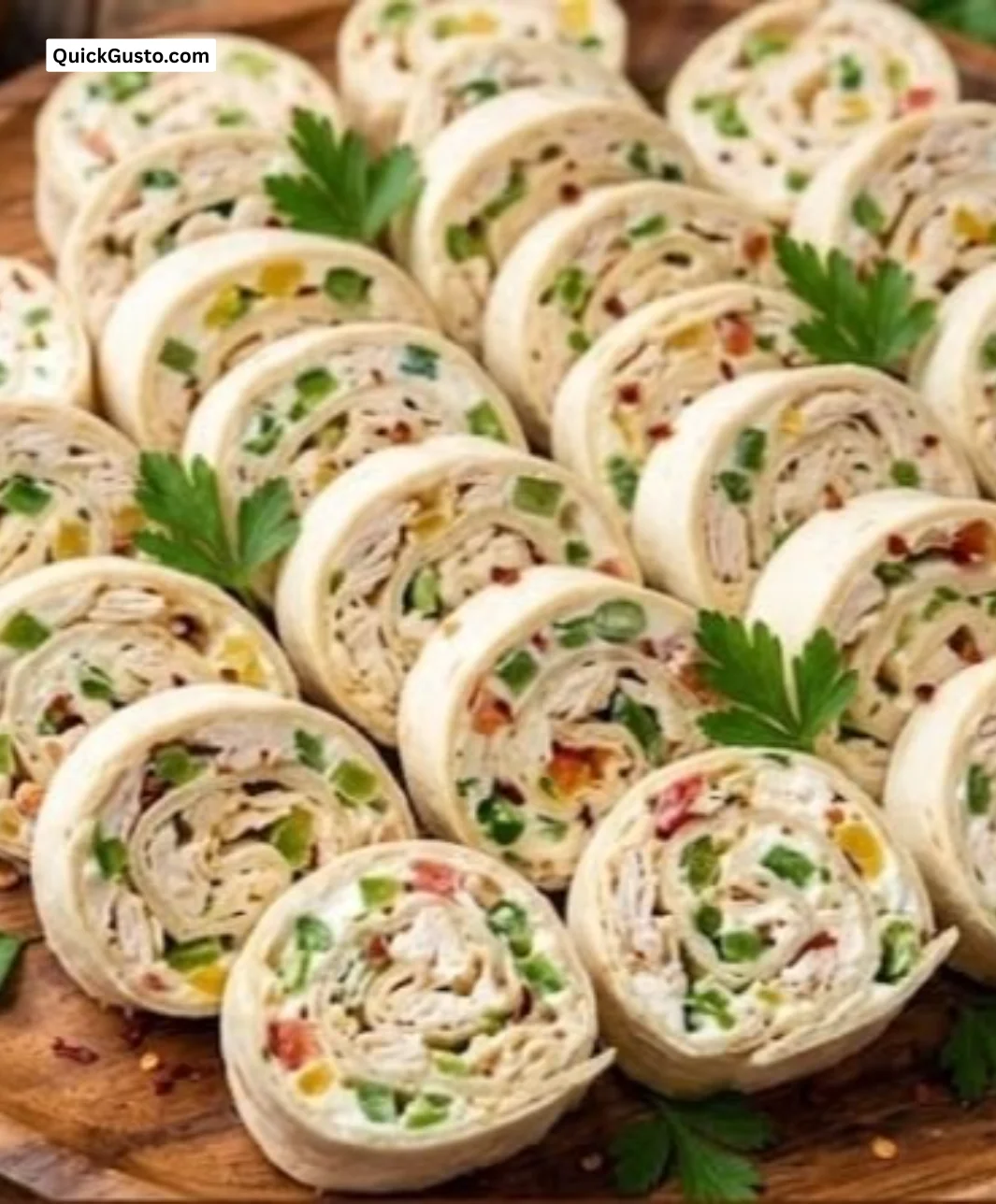 Delicious Million Dollar Tortilla Roll Ups ready to serve as appetizers.