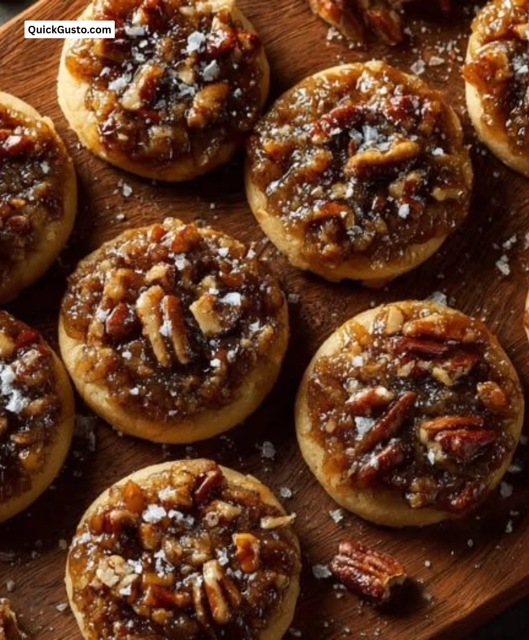 Delicious Pecan Pie Cookies with caramel and buttery flavors, perfect dessert treat
