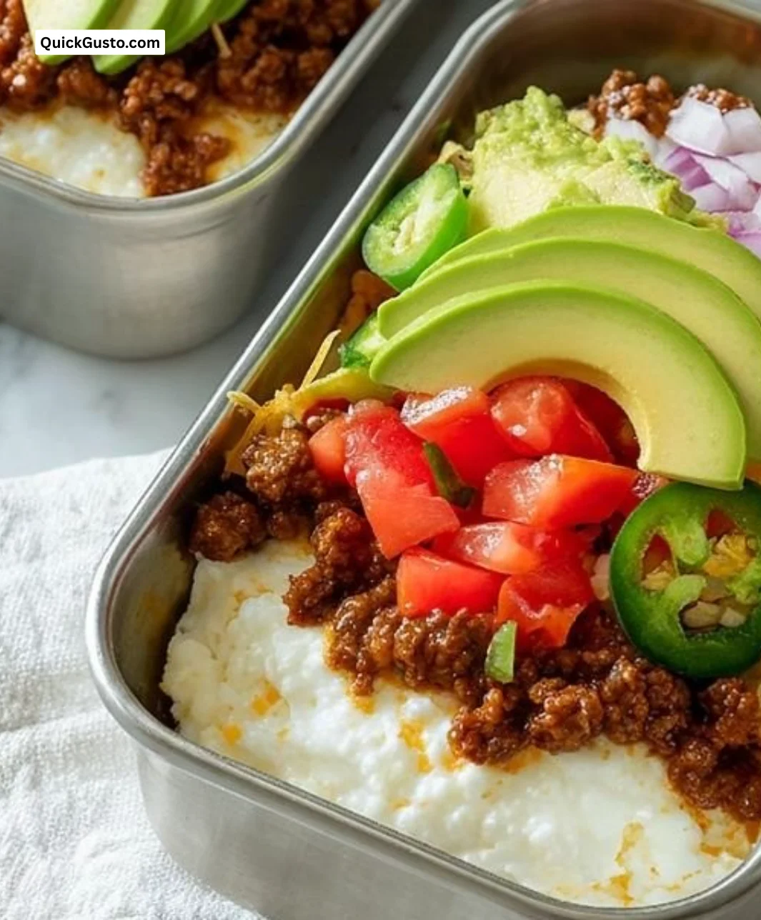 Vibrant cottage cheese taco bowls for quick weeknight meals