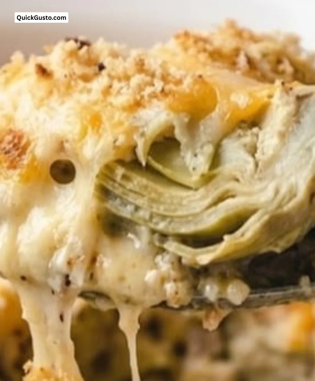 Delicious stuffed artichoke hearts ready to be served, showcasing a cozy meal.