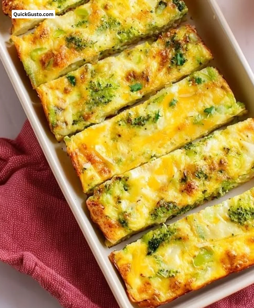 Colorful veggie frittata served as a baby-friendly breakfast option.