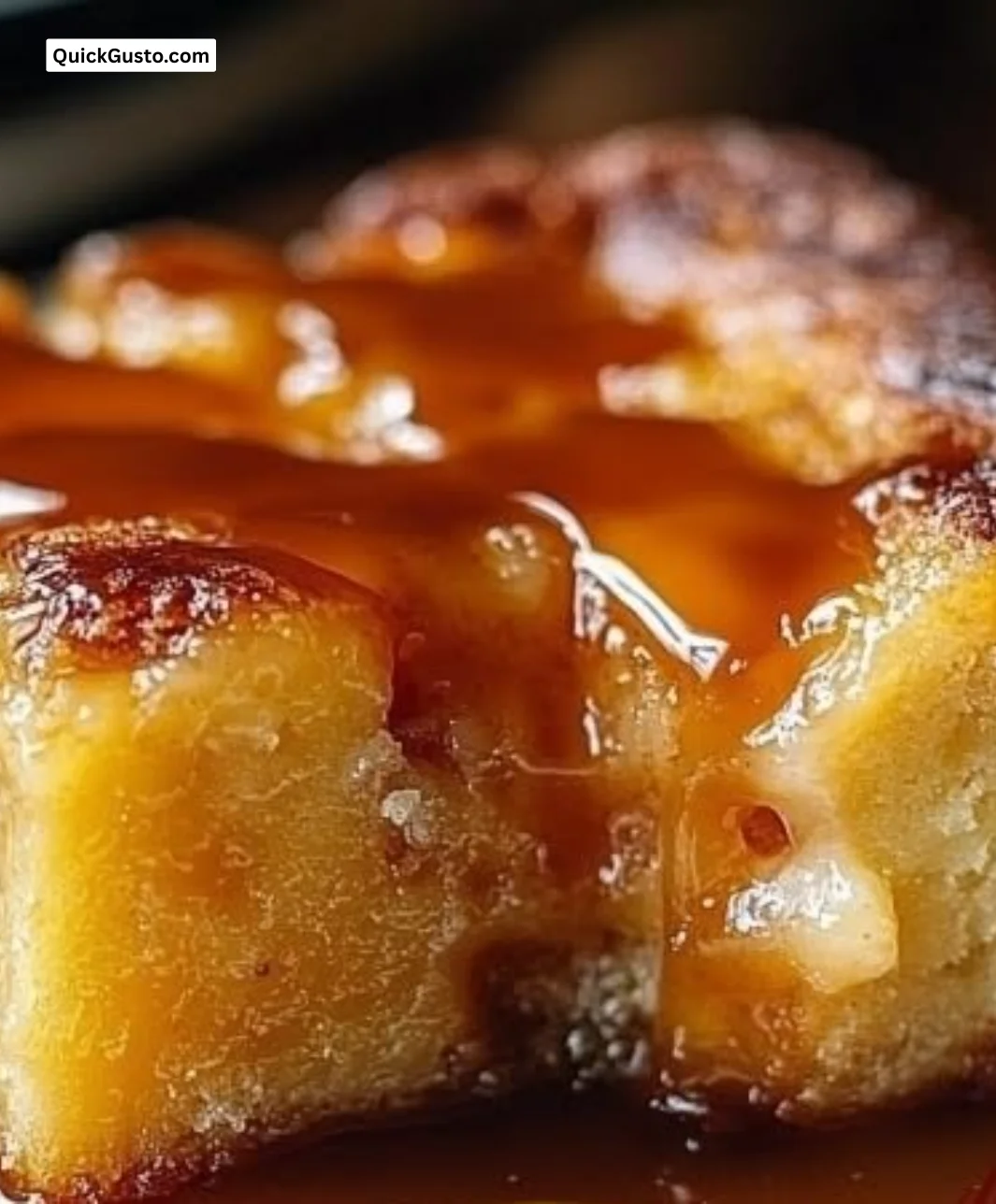 Delicious whiskey caramel bread pudding served in a cozy setting