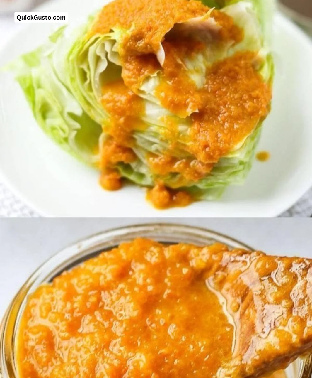 Bowl of flavorful Japanese carrot ginger dressing with fresh ingredients