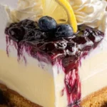 Lemon Blueberry Delight dessert with fresh blueberries and lemon zest.