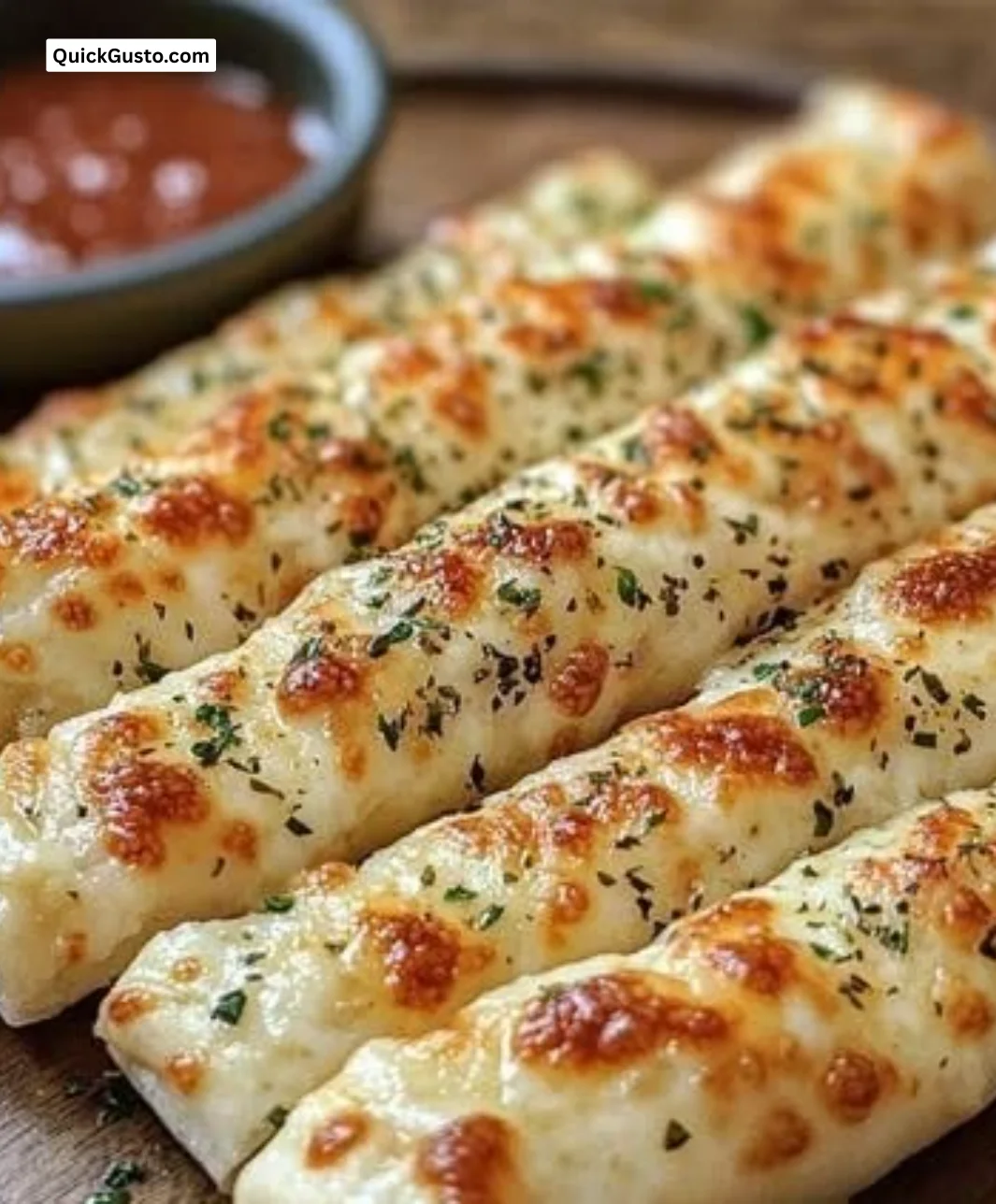 Delicious copycat Pizza Hut breadsticks fresh from the oven