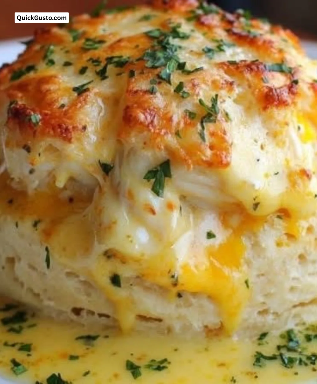 Crab stuffed cheddar bay biscuit served with lemon butter sauce.