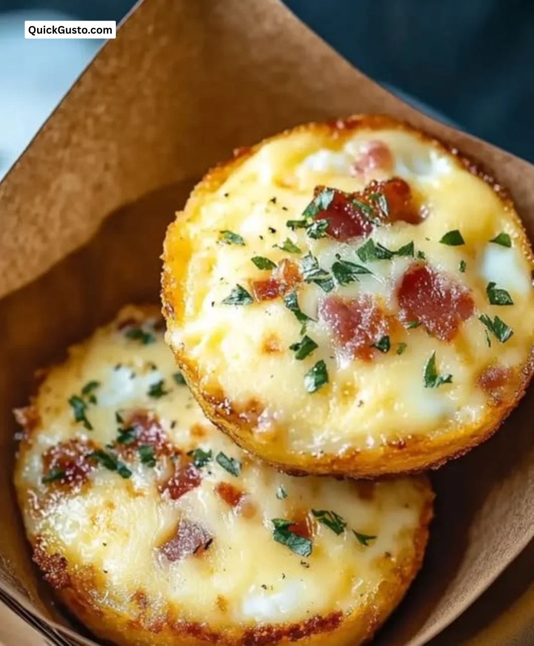Homemade Starbucks-style bacon and gruyere egg bites
