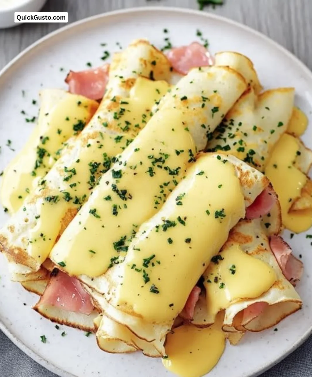 Savory breakfast crepes filled with fresh ingredients for a cozy morning meal