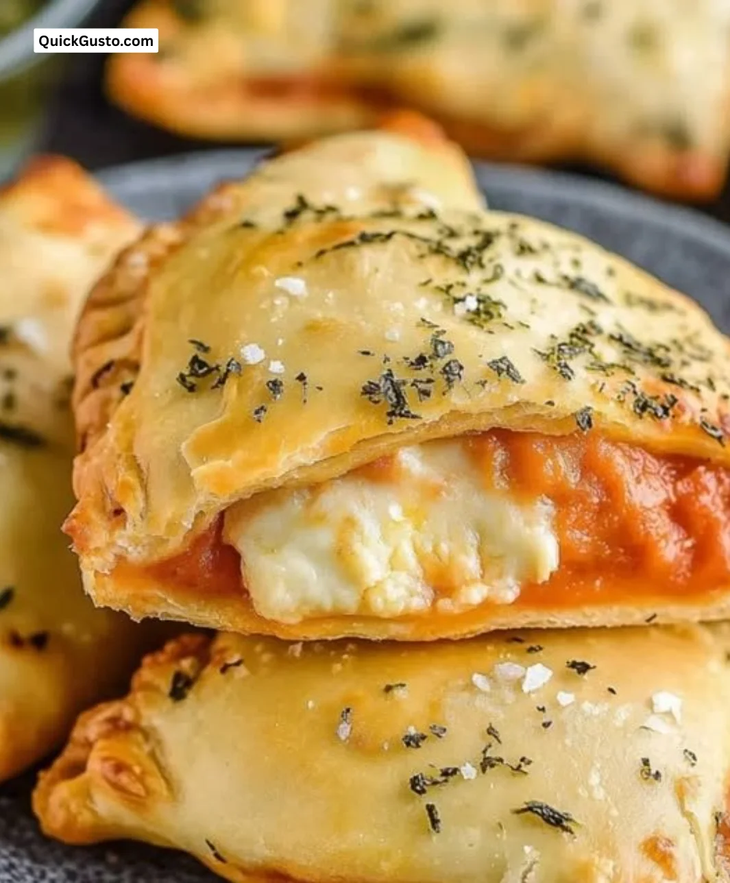 Delicious mini calzones filled with cheese and pepperoni, great for weeknight meals.