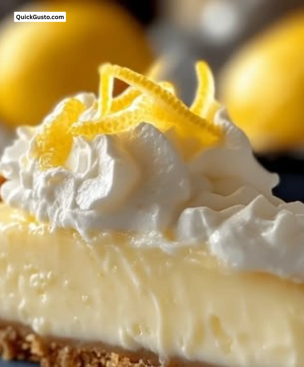 Cream Cheese Lemonade Pie, a no-bake summer dessert treat