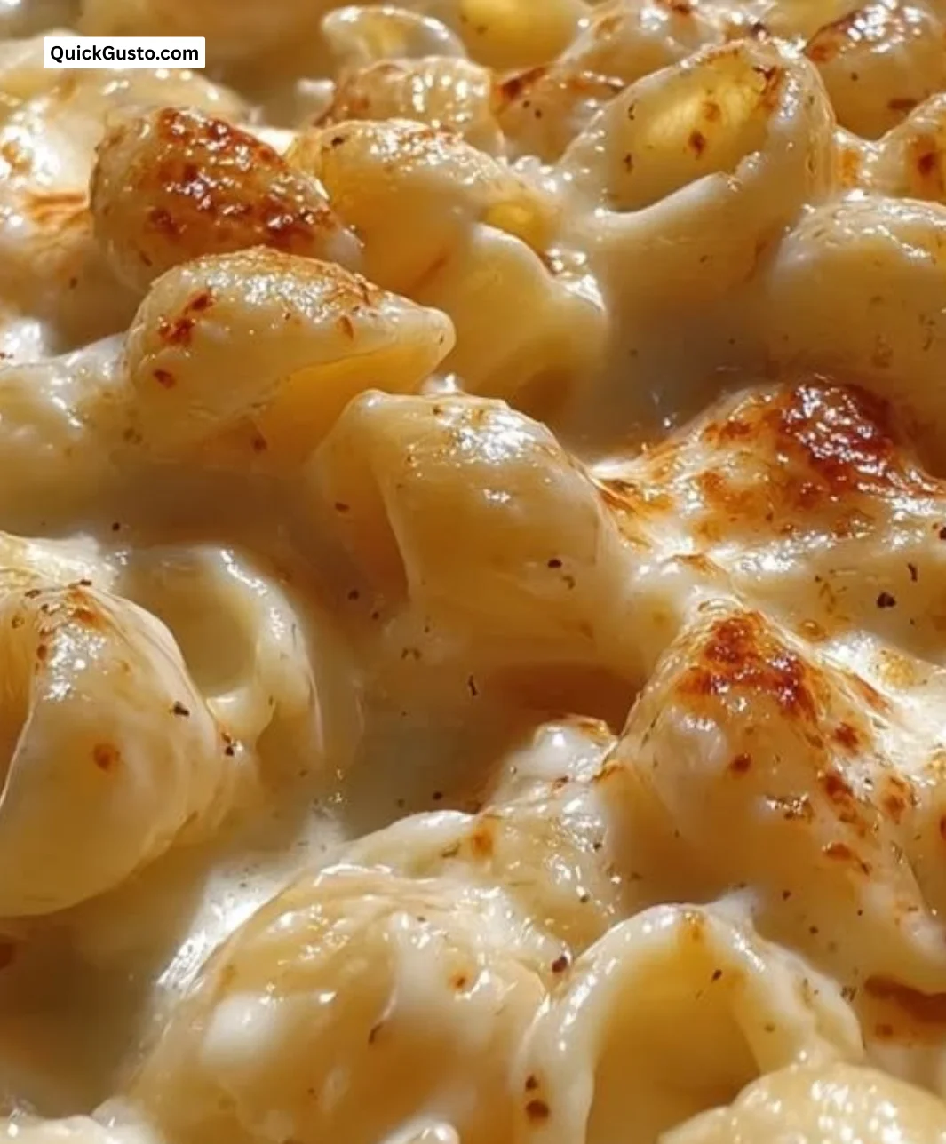 One-Pan White Cheddar Mozzarella Pasta dish served elegantly in a bowl