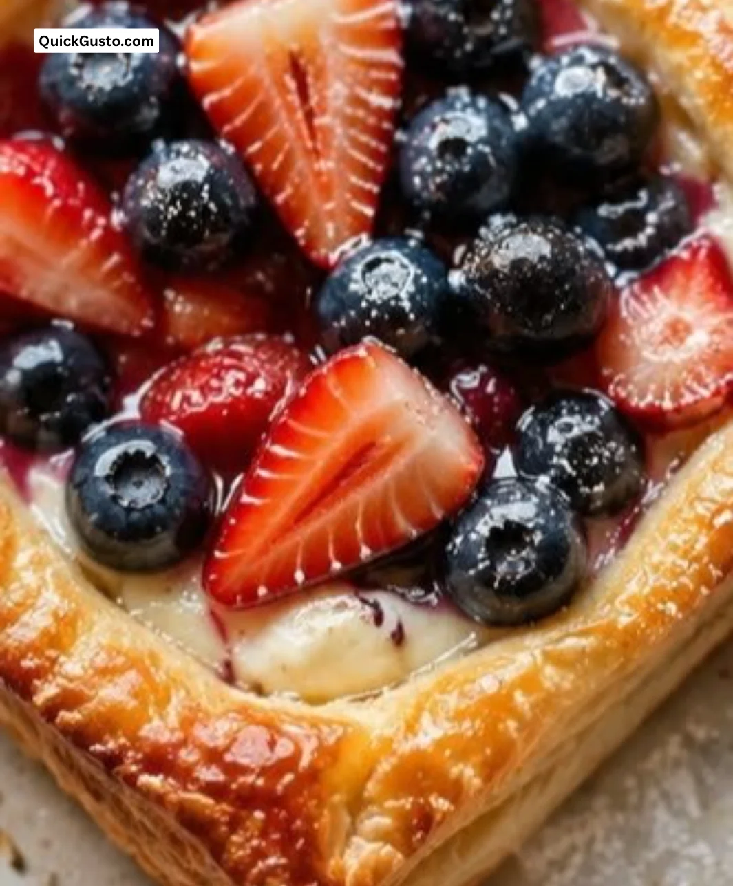 A variety of French breakfast pastries including croissants and danishes.